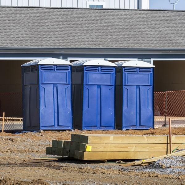 Construction site portable toilet
